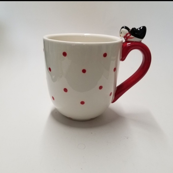 Penguin in the Bottom and on Handle Coffee Mug - Picture 1 of 5